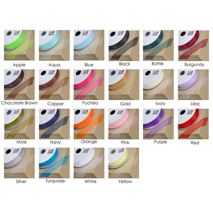 Organza ribbon 10mm