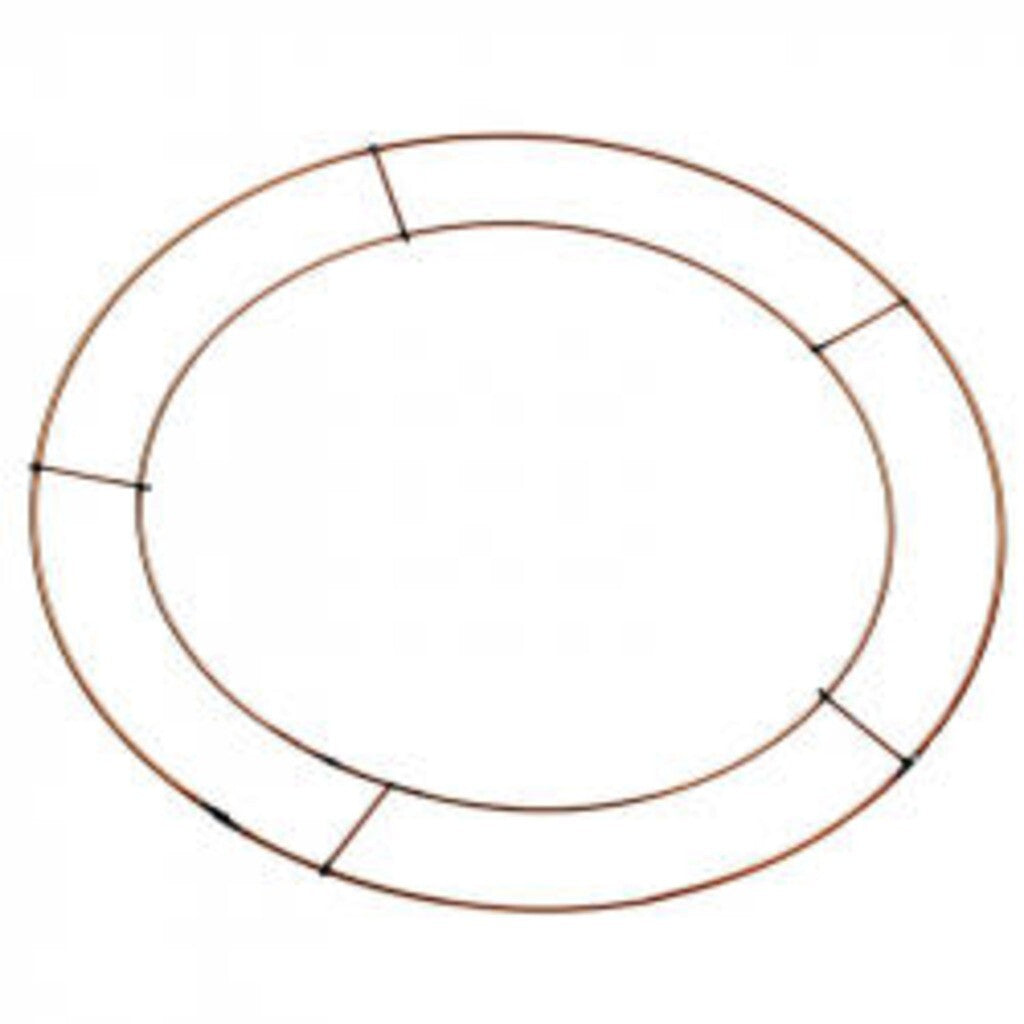 Wreath Form Ring Flat & Raised Wire Frame Christmas Funeral Rings 8 10 12 14 16