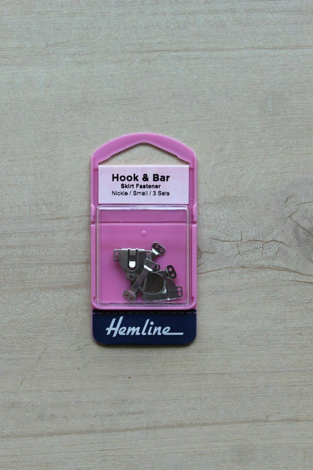 Hemline - Hook and Bar - Nickel - Small