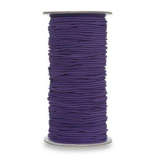 Round cord elastic - Purple - 2mm