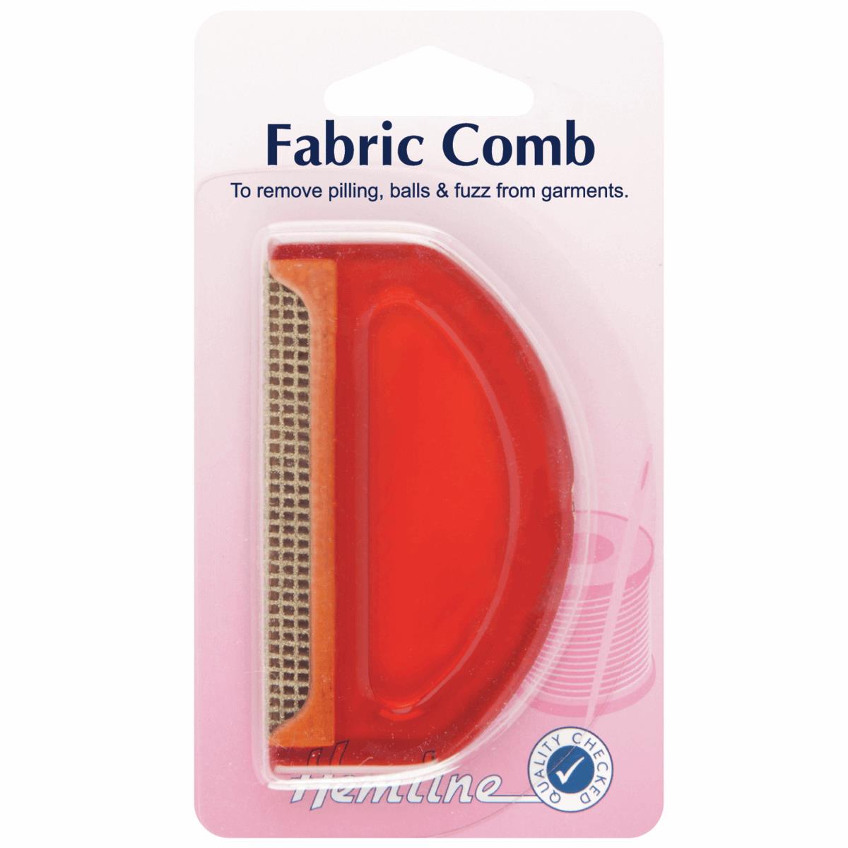 Hemline plastic fabric comb