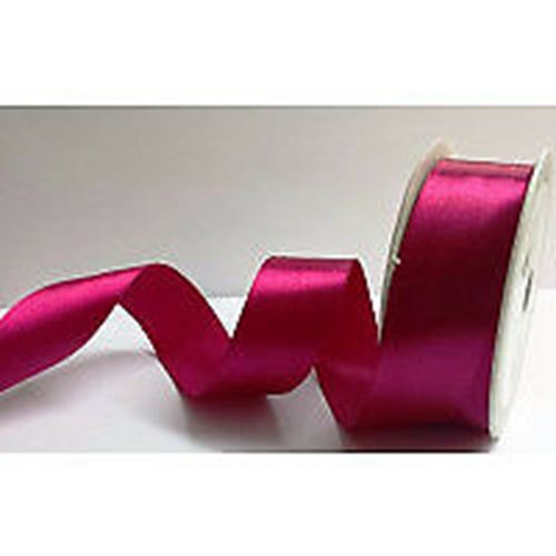 25mm Single faced satin ribbon - 20M rolls - 4 colours