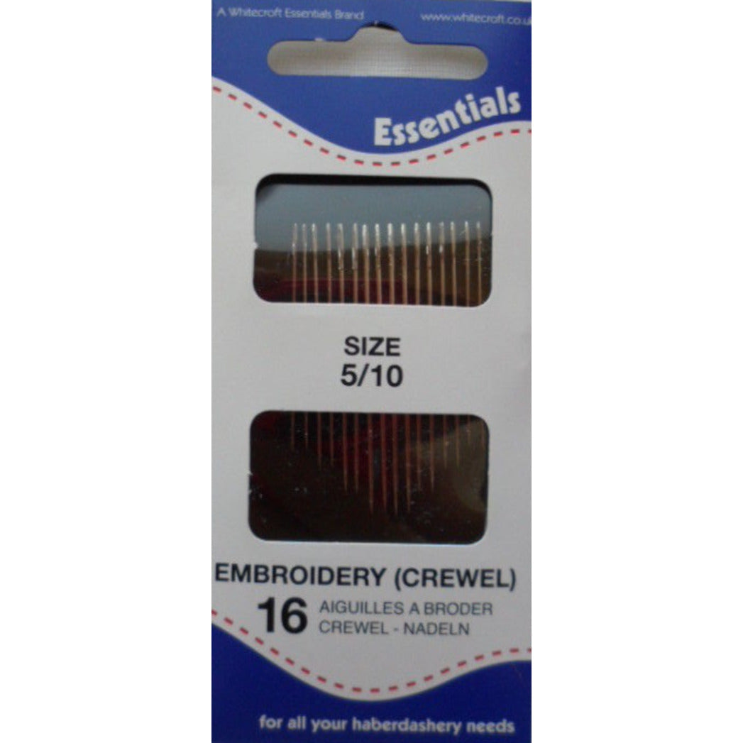 Hand sewing needles - Embroidery 5/10 - 16 needles