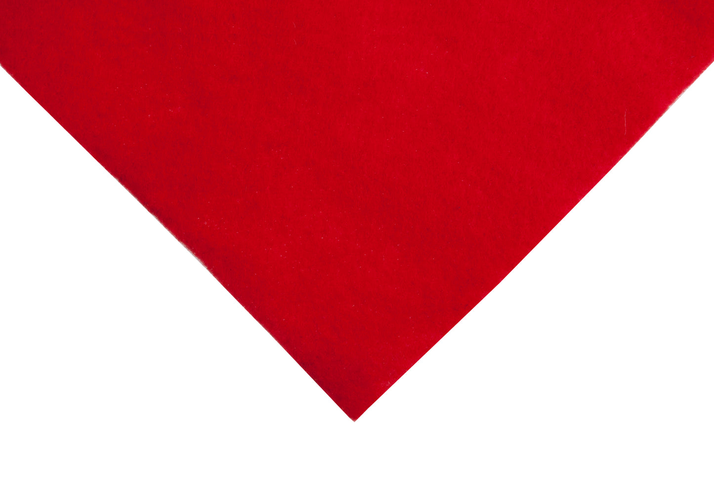 Felt: Acrylic: 23 x 30cm: Oriental red