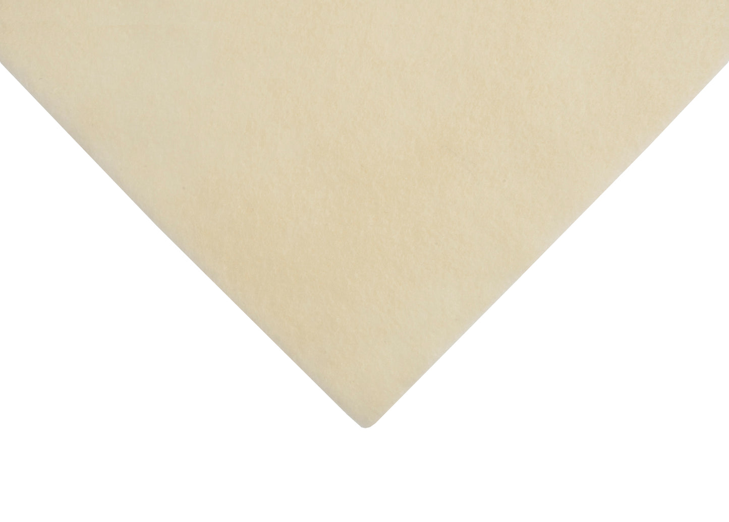 Felt: Acrylic: 23 x 30cm: Cream