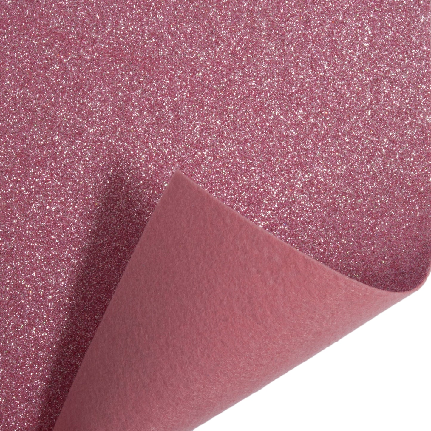 Glitter Felt Sheets: 30 x 23cm: Light pink