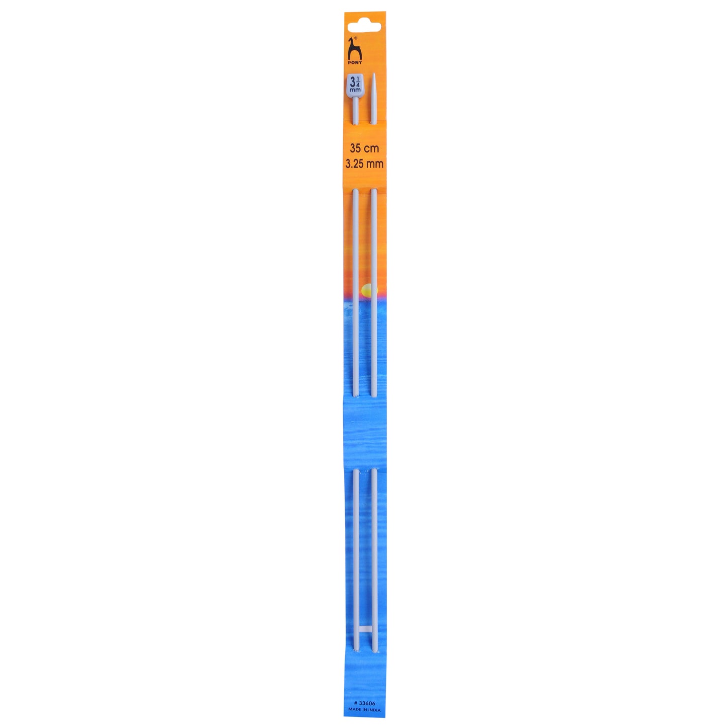 Pony knitting Pins: Single-Ended: Classic: 35cm x 3.25mm