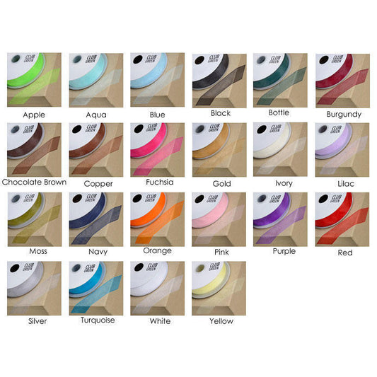 Organza ribbon 10mm