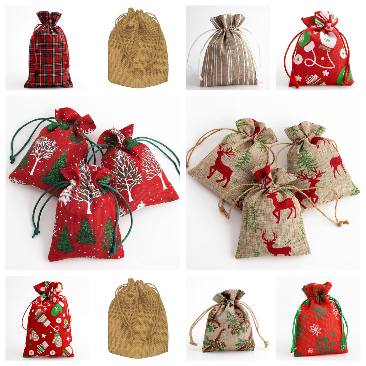 mini reindeer food christmas tree wreath decoration bauble magic sack
