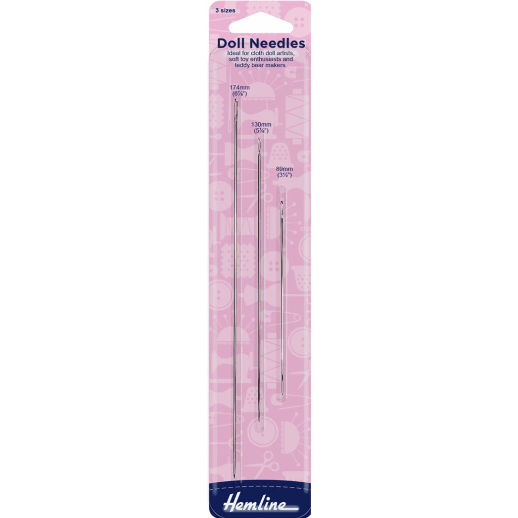 Hemline doll needles - Assorted