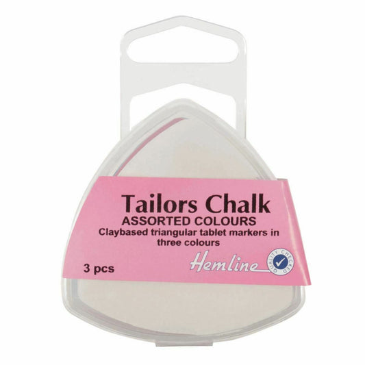 Hemline tailors chalk 3 Pack - Assorted colours