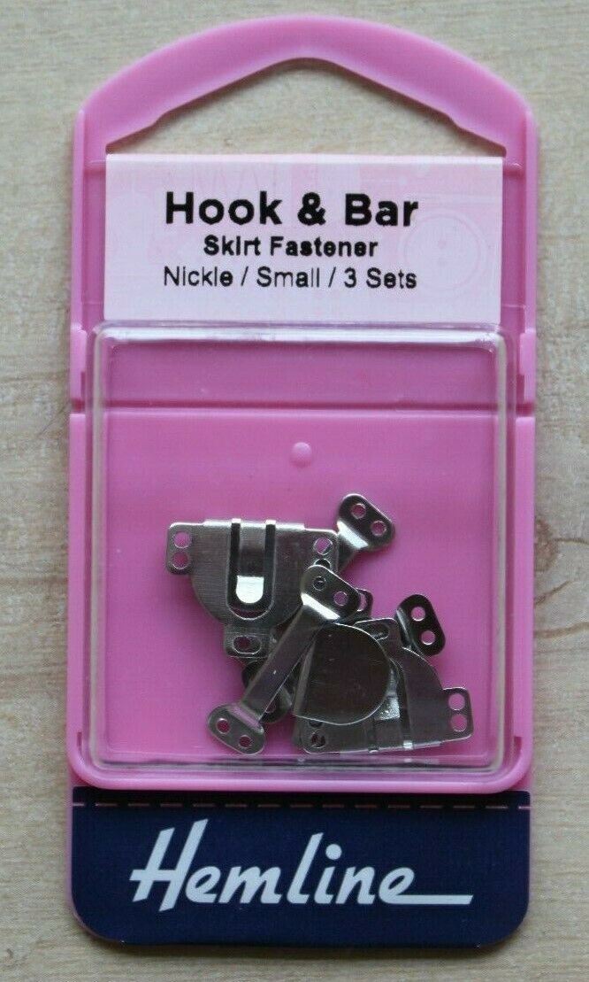 Hemline - Hook and Bar - Nickel - Small