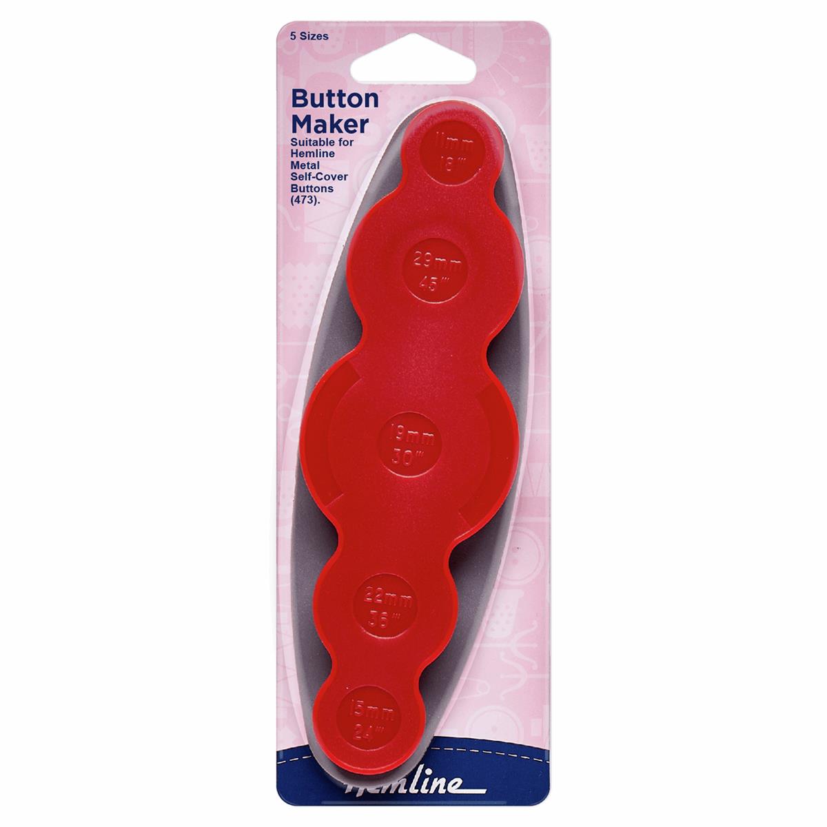 Hemline self cover button maker tool