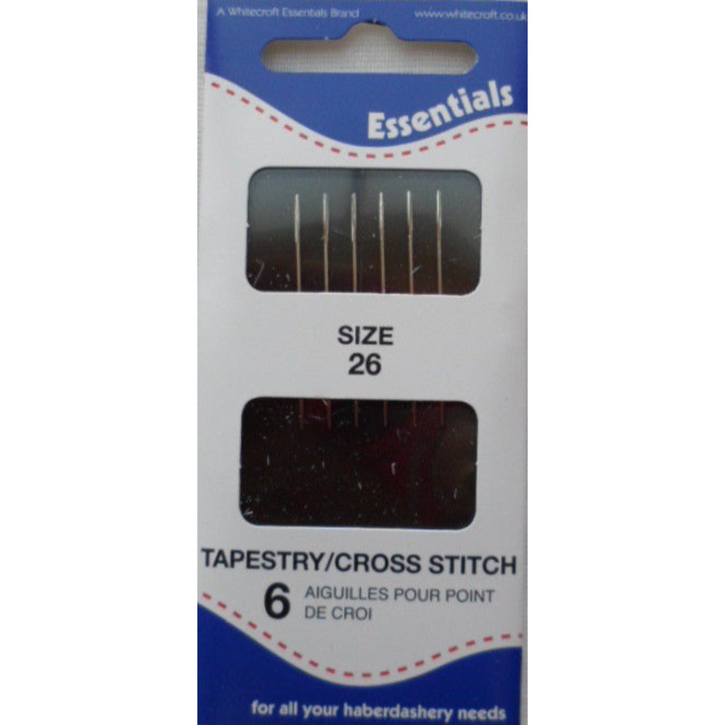 Hand sewing needles - Cross stitch 26  - 6 needles