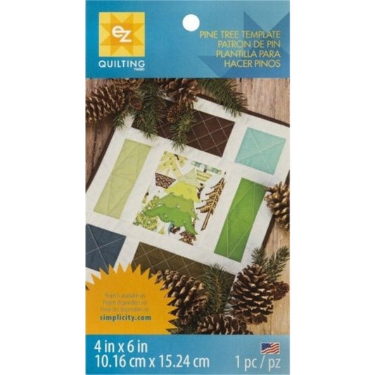 Pine Tree Christmas tree template quilting craft - EZ simplicity