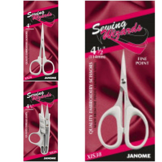 Janome Wizards Craft Sewing Embroidery scissors cross stitch