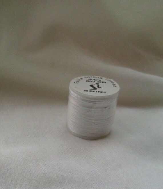 Extra strong sewing thread - White - 50M rolls