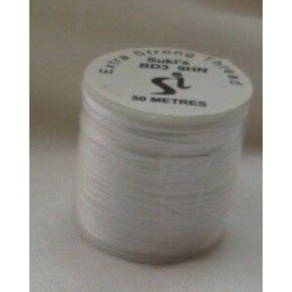 Extra strong sewing thread - White - 50M rolls