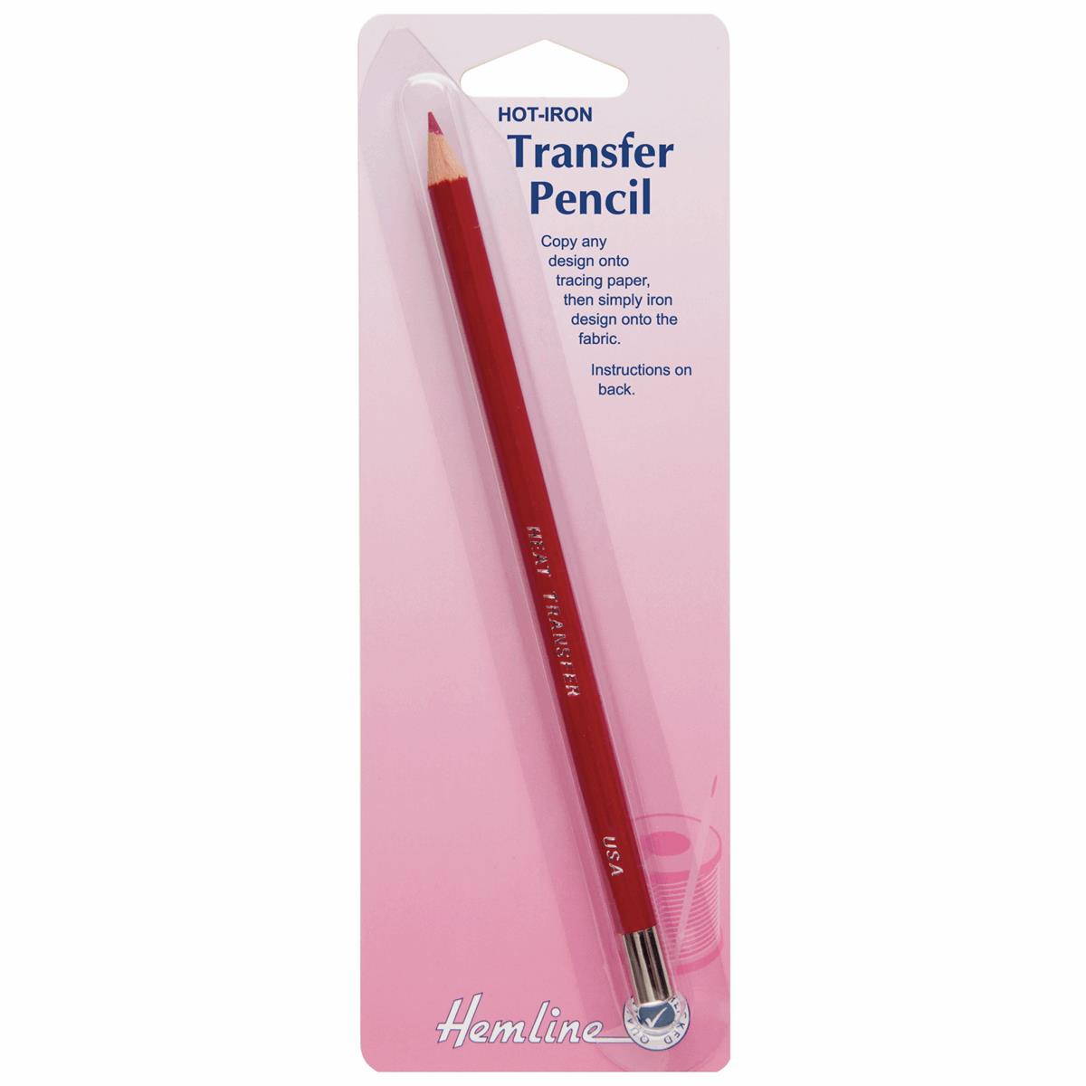 Hemline red hot iron transfer fabric pencil