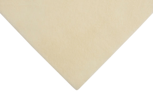 Felt: Acrylic: 23 x 30cm: Cream