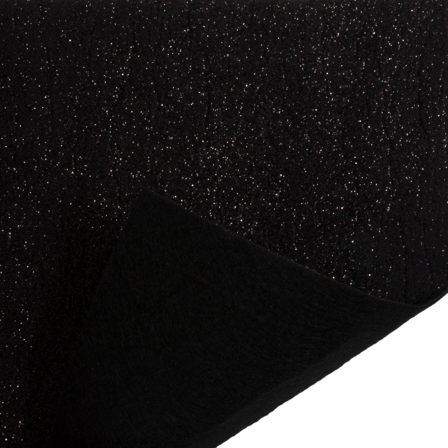Glitter Felt Sheets: 30 x 23cm: Black