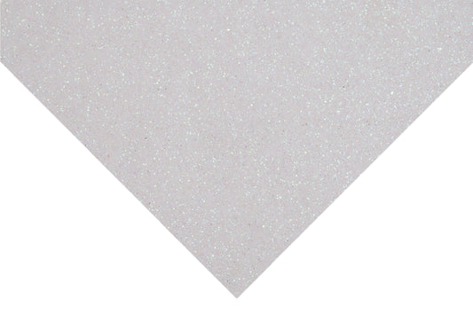 Glitter Felt Sheets: 30 x 23cm: White