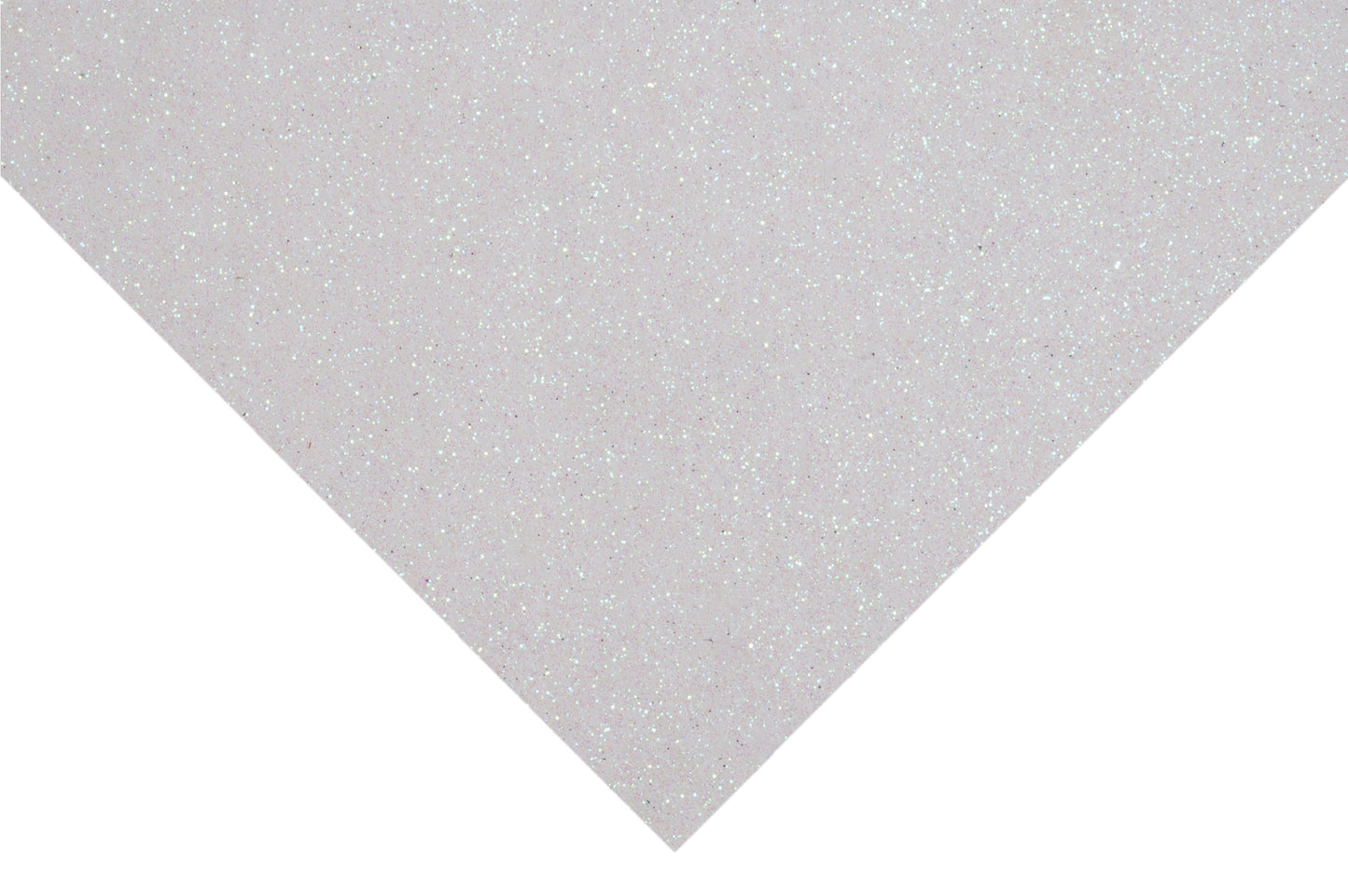 Glitter Felt Sheets: 30 x 23cm: White