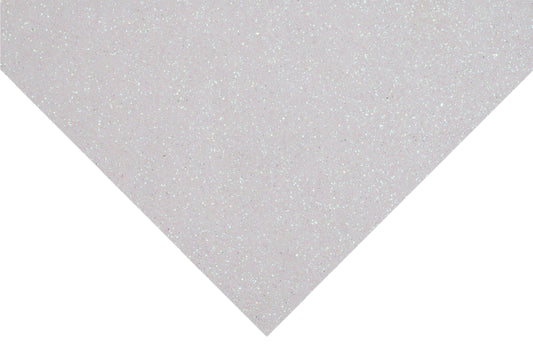 Glitter Felt Sheets: 30 x 23cm: White