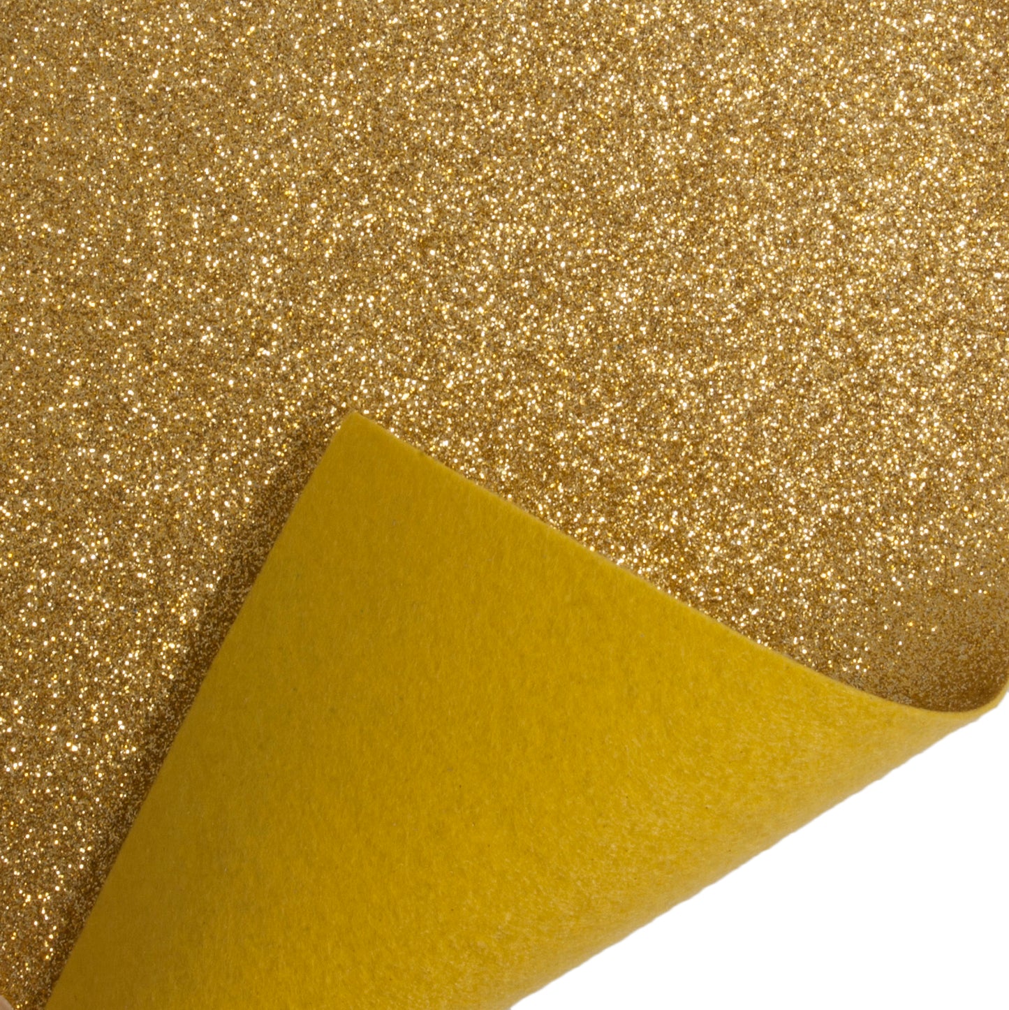 Glitter Felt Sheets: 30 x 23cm: Gold