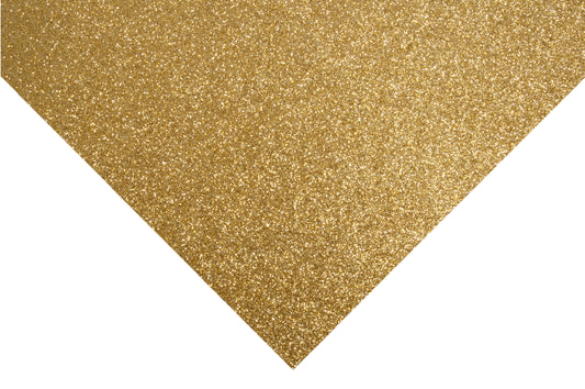 Glitter Felt Sheets: 30 x 23cm: Gold