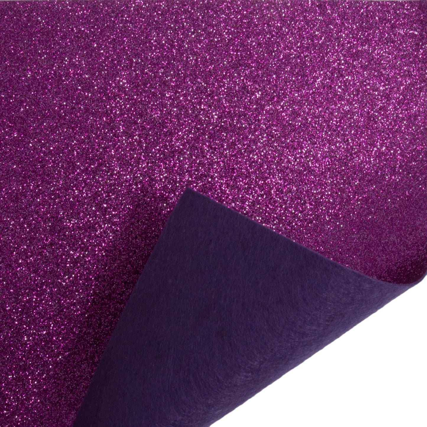 Glitter Felt Sheets: 30 x 23cm: Magenta