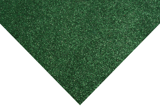 Glitter Felt Sheets: 30 x 23cm: Green