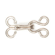 Hemline Size 0 Hooks and Eyes - Nickel