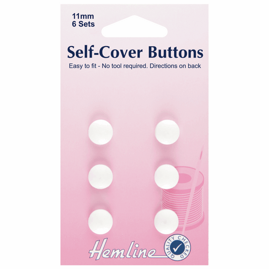 Buttons: Self-Cover: Nylon: 11mm