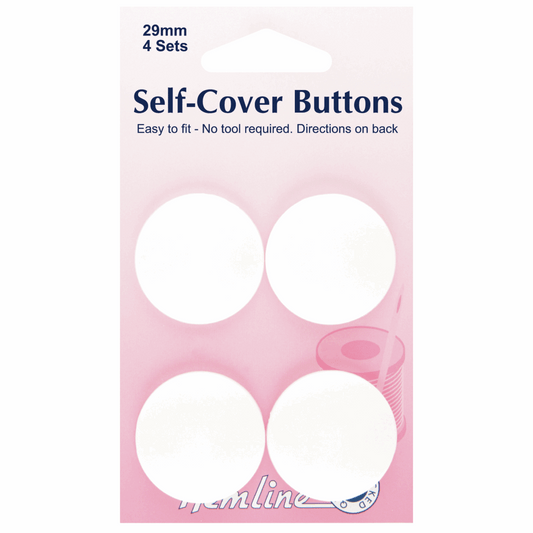 Buttons: Self-Cover: Nylon: 29mm