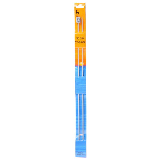 Pony knitting Pins: Single-Ended: Classic: 30cm x 2.50mm