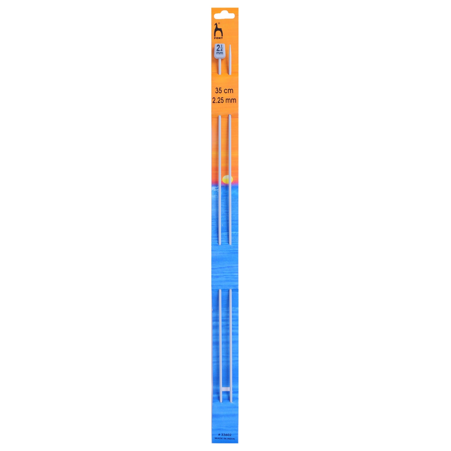 Pony knitting Pins: Single-Ended: Classic: 35cm x 2.25mm