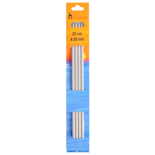 Pony Classic knitting Pins: Double-Ended: Set of Four: 20cm x 4.50mm