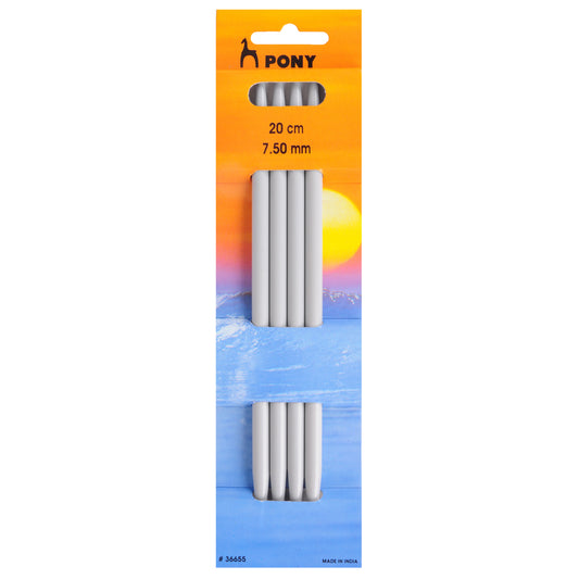 Pony Classic knitting Pins: Double-Ended: Set of Four: 20cm x 7.50mm