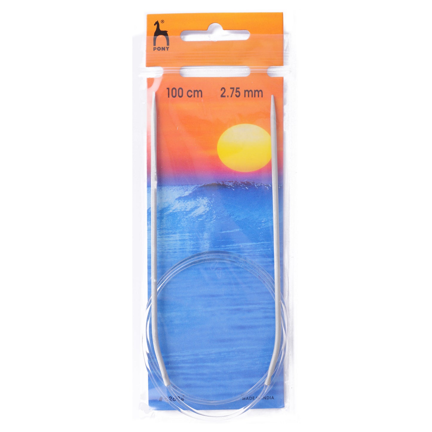 Pony knitting Pins: Circular: Fixed: Classic: 100cm x 2.75mm