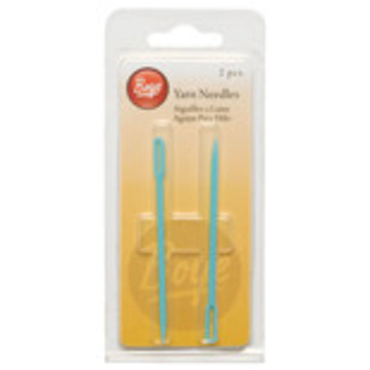 Hand sewing needles - Plastic yarn needles - 2 needles